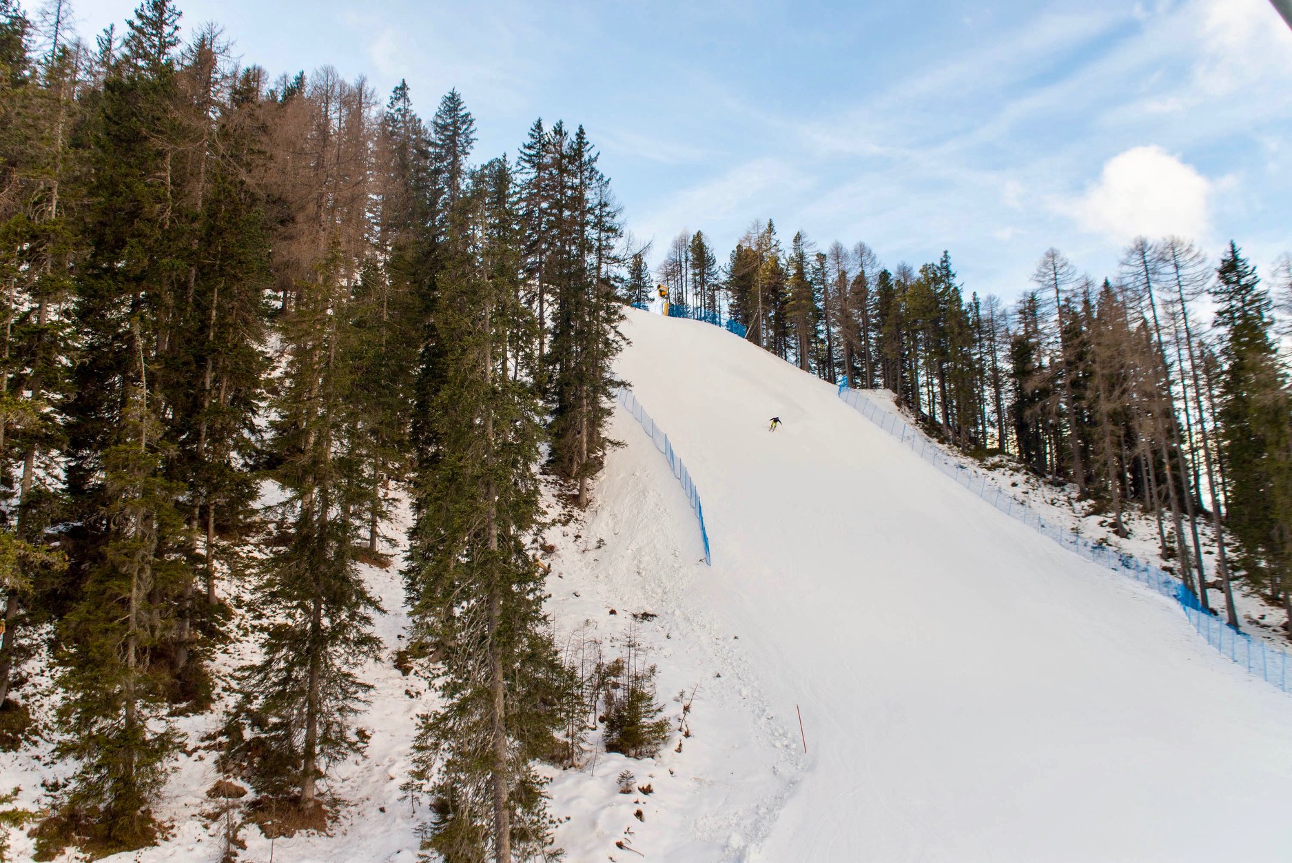 muro finale pista scoiattolo