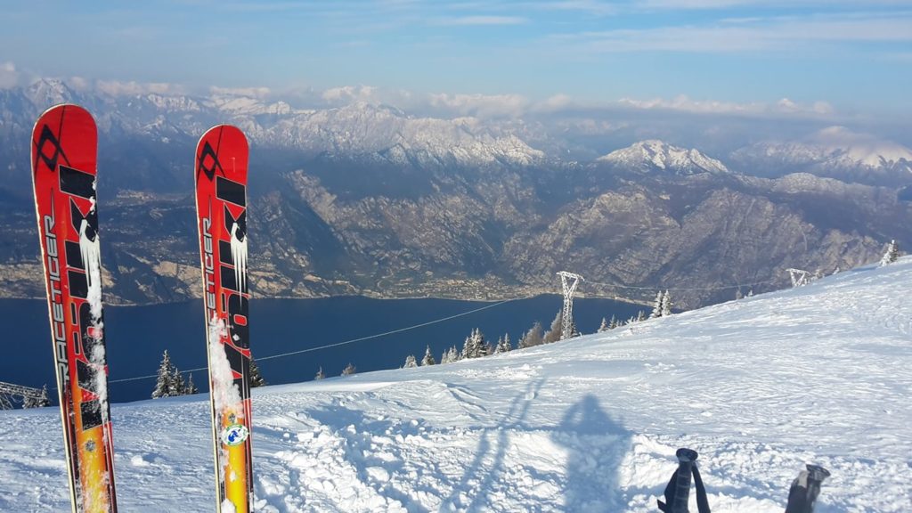 vista dalle piste del Monte Baldo