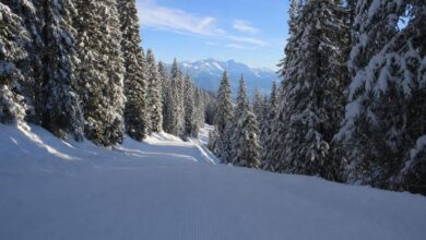 Panoramica del comprensorio sciistico di Åre in Svezia