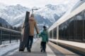 Treno o bus per andare a sciare con i figli: le opzioni 2026/27